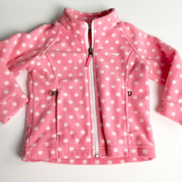 columbia polka dot jacket